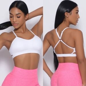 Bombshell Sportswear White Sports Bra